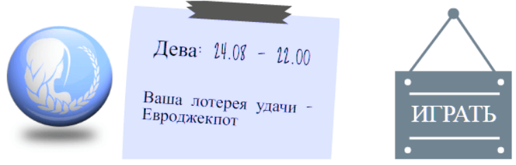 Лотерейный гороскоп. Дева (с 24 августа по 22 сентября)