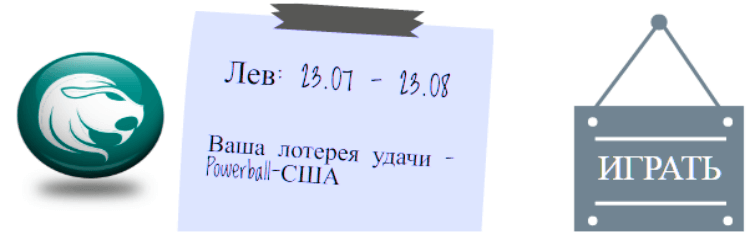 Лотерейный гороскоп. Лев (с 23 июля по 23 августа)